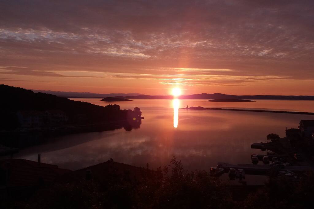 Sunrise from balcony