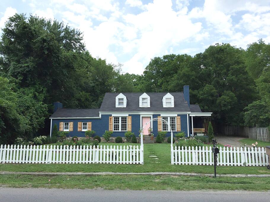 Welcome to McGavock Manor! The Boho Wonderland room is located upstairs in a our dedicated Air Bnb space. There are 2 Air Bnb rooms upstairs + 1 shared bathroom + common space.