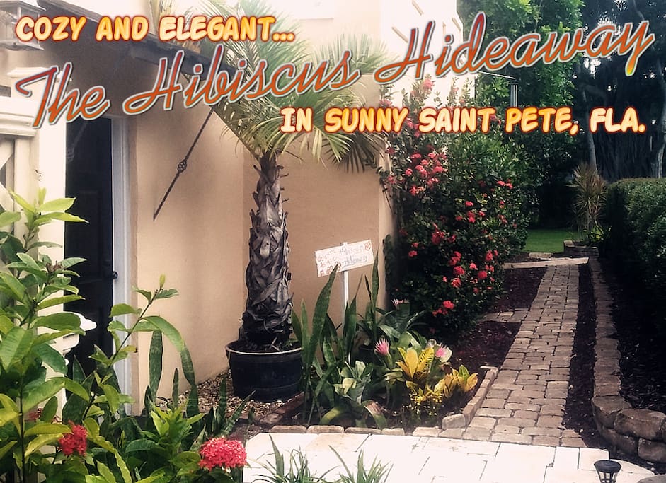 Take home a free postcard! Entrance to the Hideaway.
