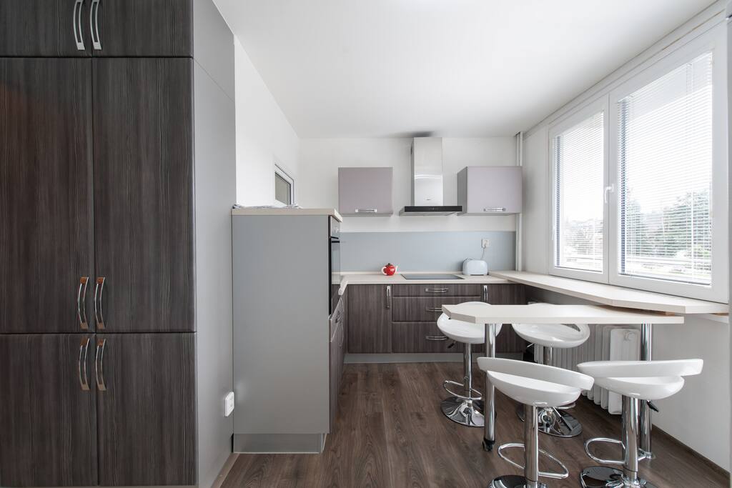 Fully equipped modern kitchen