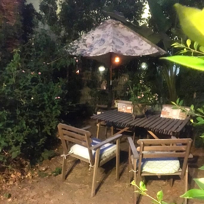 Backyard Dinner Table