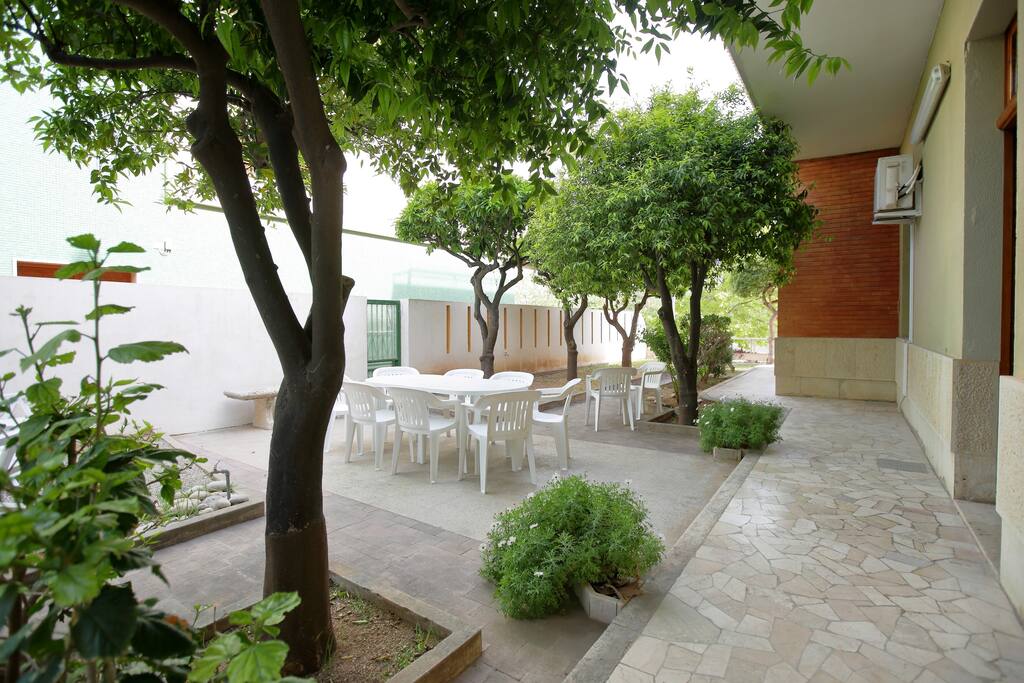 Veranda privata e giardino ad uso esclusivo