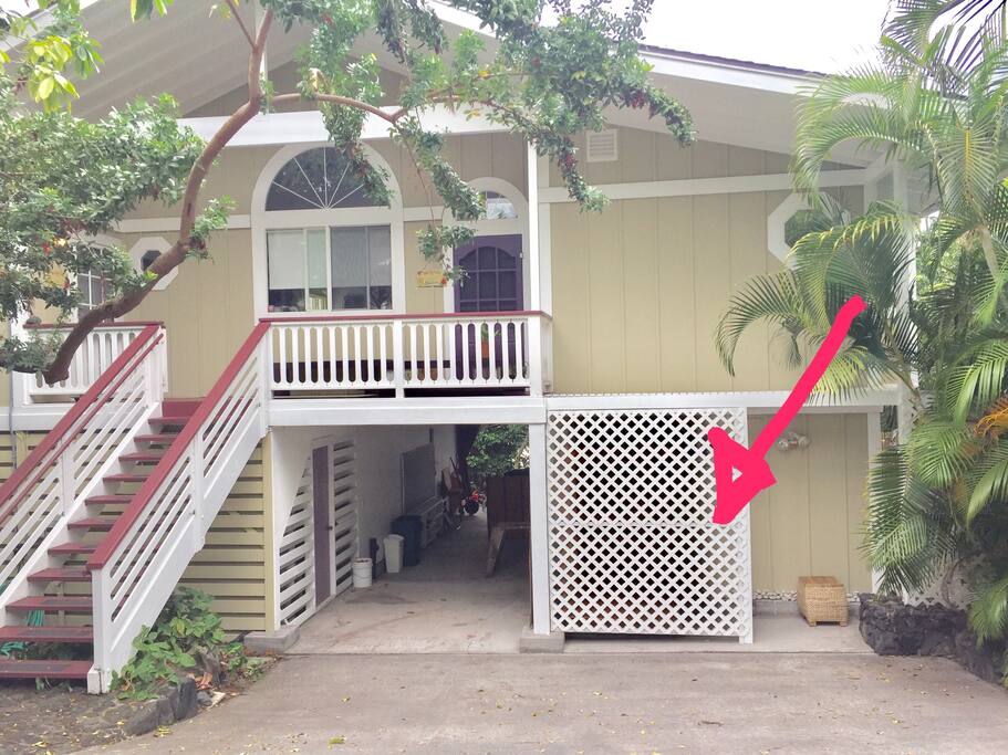 Studio located in residential neighborhood