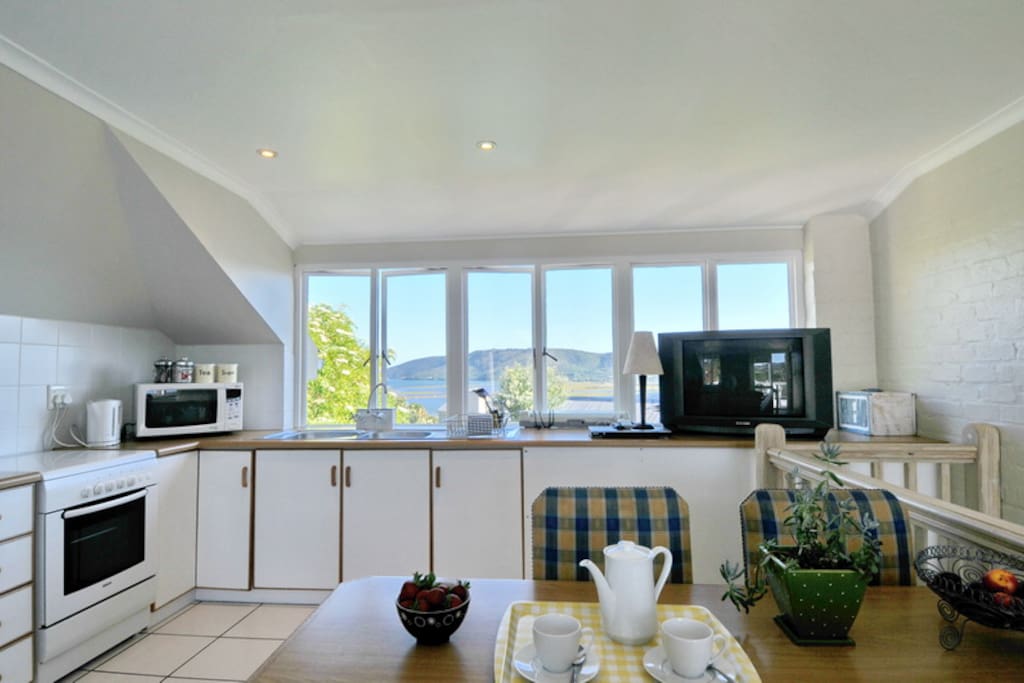 Kitchen with Lagoon View