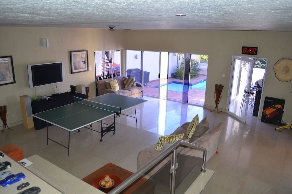 games room ideal for keeping fit