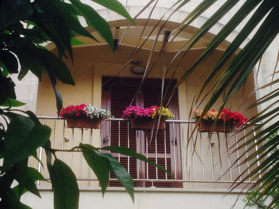 balcone camera da letto al primo piano