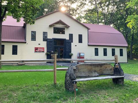 Entire Space: Old Catskill Game Farm Giraffe House