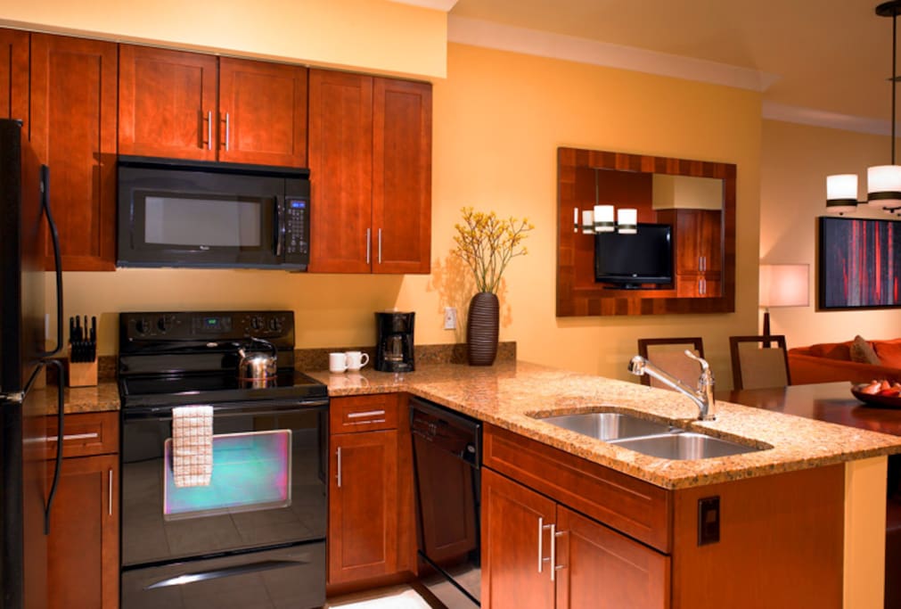 Photo of typical 2BR lockoff kitchen