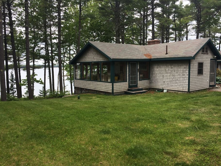 Large yard and screened in porch.