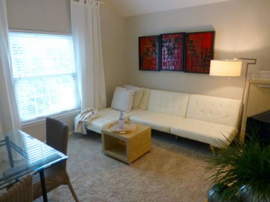 Spacious Seating,
Eating/Laptop Area