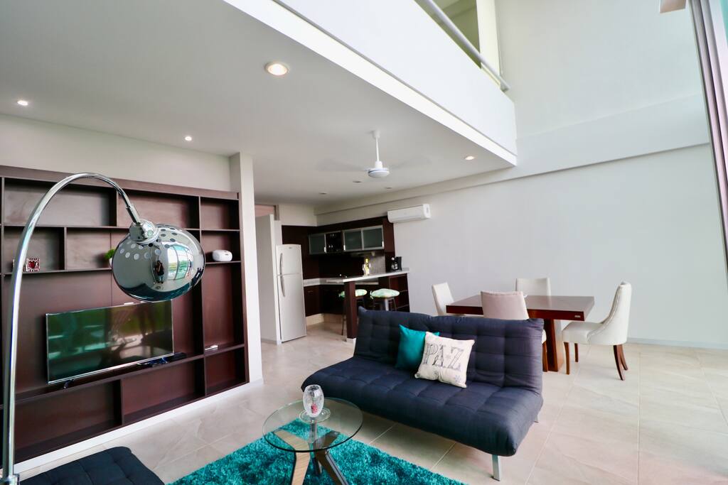 View from the living room /second bedroom area
