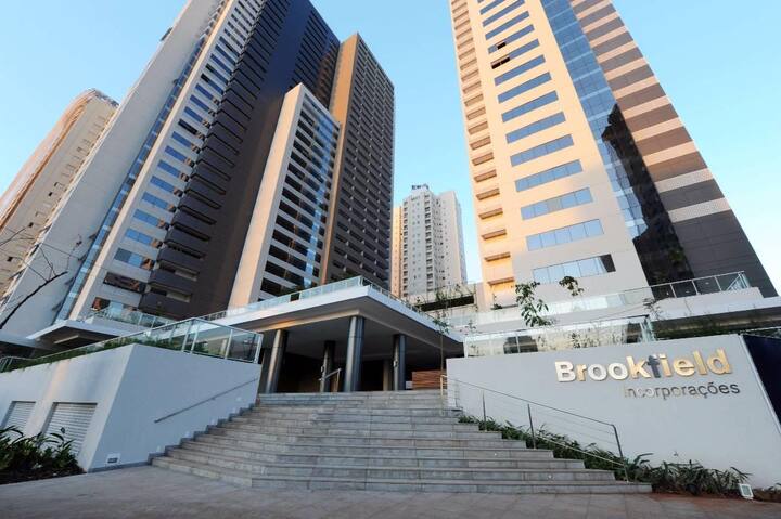 Flat 2716 Luxo moderno varanda - Brookfield Towers
