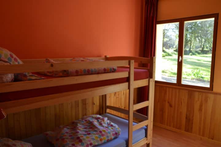 עם מיטות קומתיים נוחות 