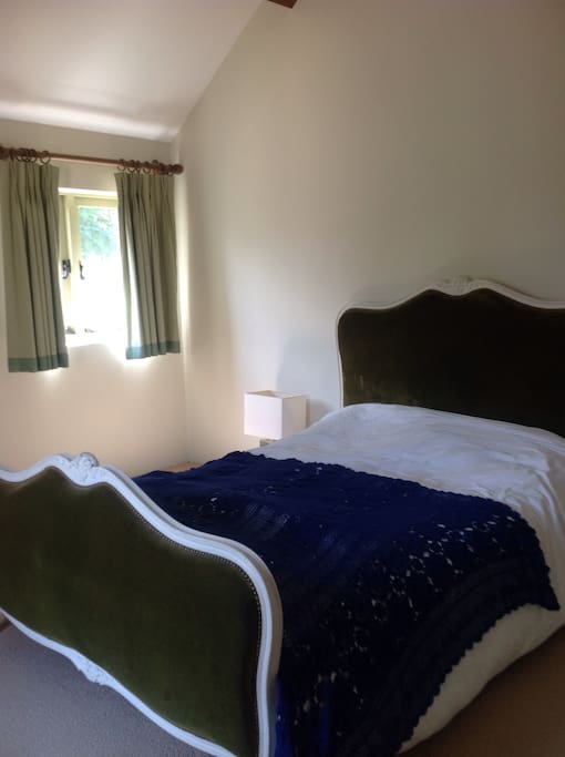 Comfy bed made up and towels provided plus chest of drawers