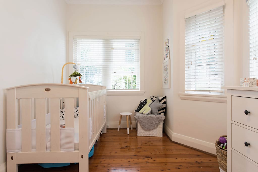 Fully nursery set up, cot, change table, high chair & pram available
