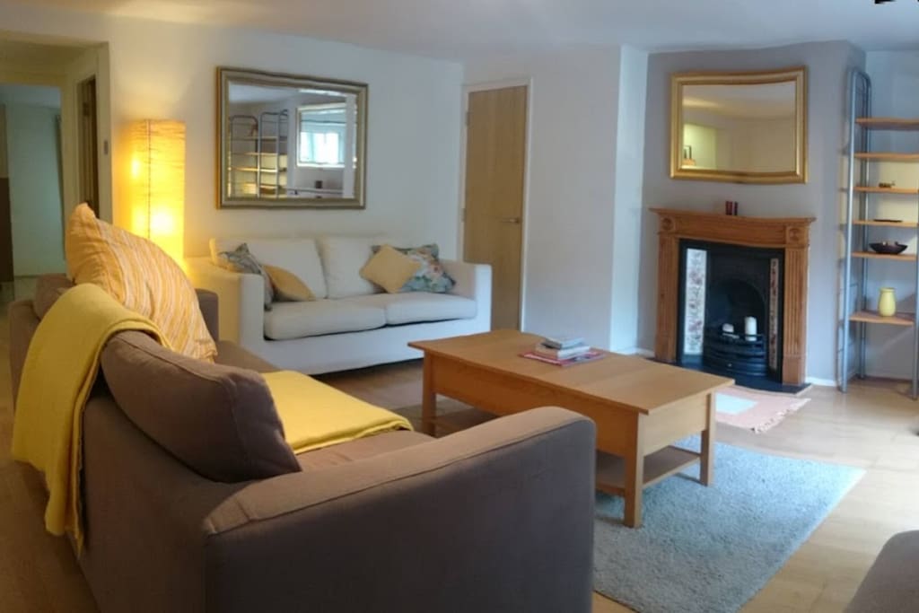 Living room (acts as second bedroom: white sofa is a double sofa bed)