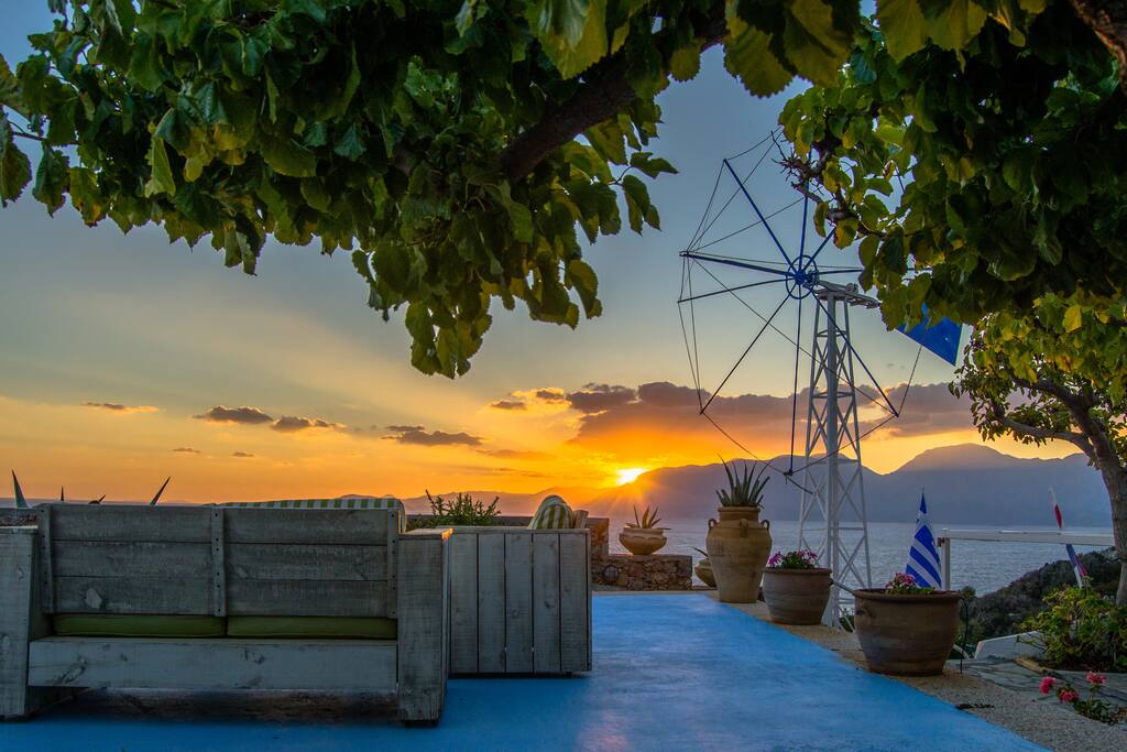 Sunrise from panorama villas