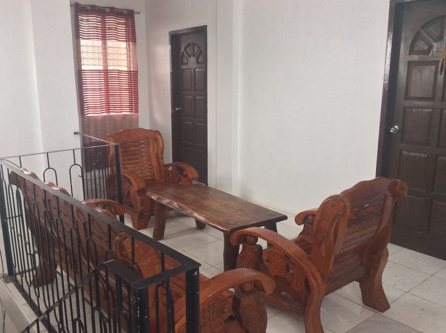 2nd Floor Sala with solid wooden furnitures.