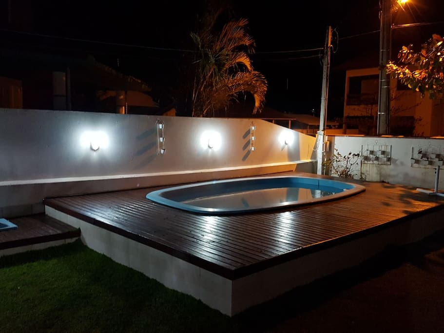 Área da piscina