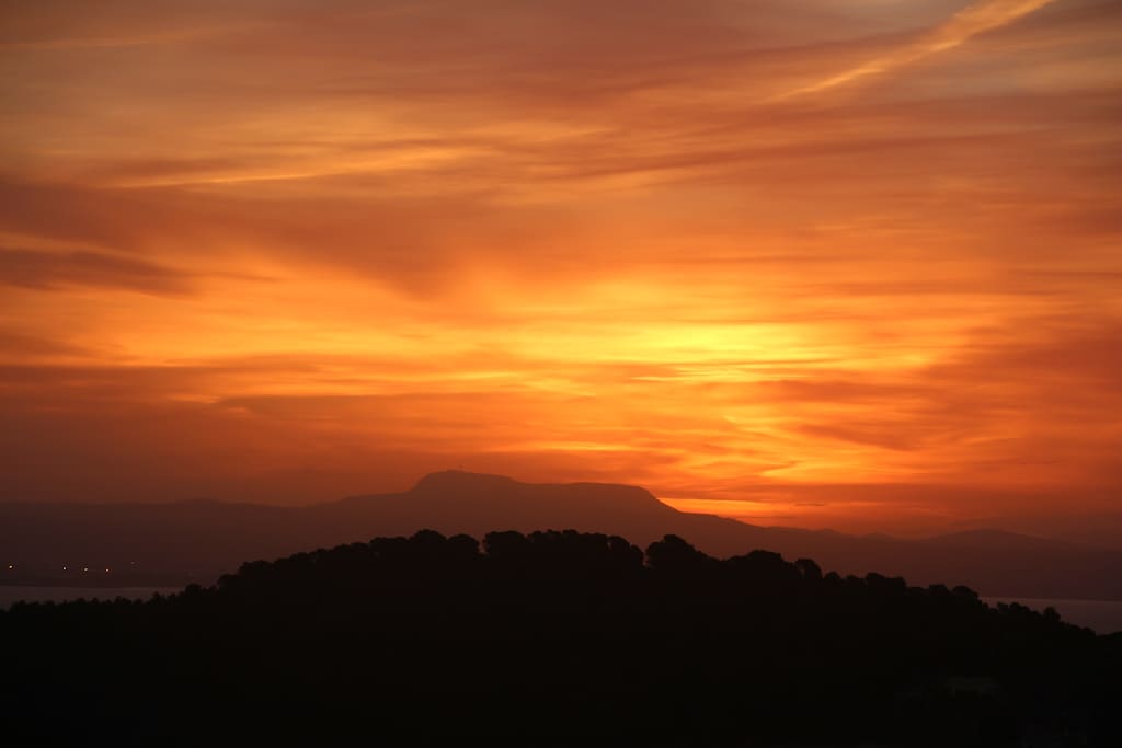 Morning View from Villa
