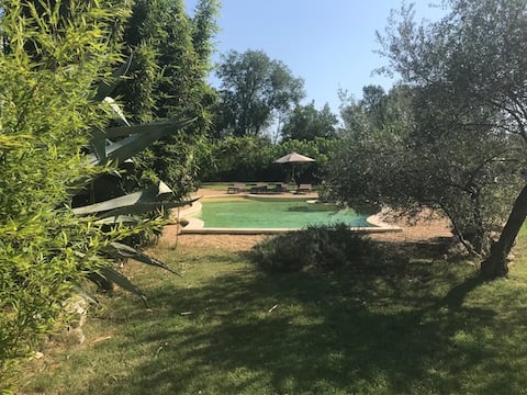 Charming 80 m² cottage, swimming pool, close to Uzès.