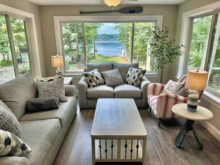Serene Lakehouse|Private Beach, Kayaks, Pickleball