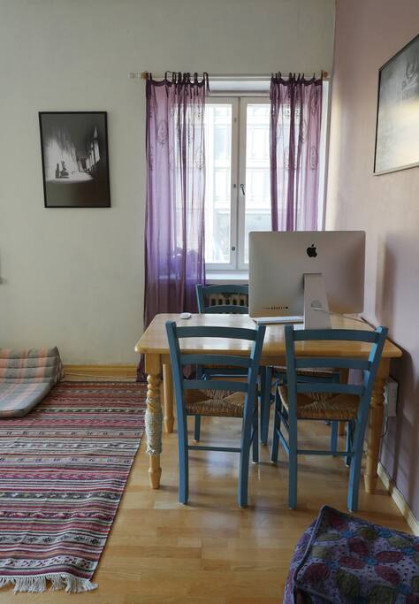 Dining table.