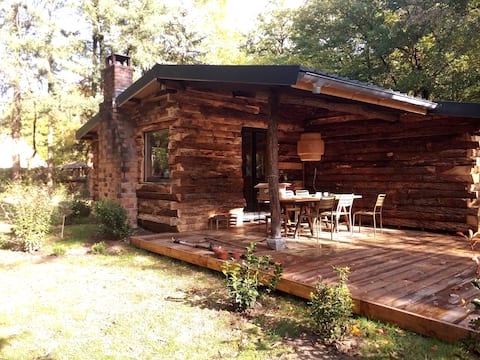 Cottage in the forest of Fontainebleau