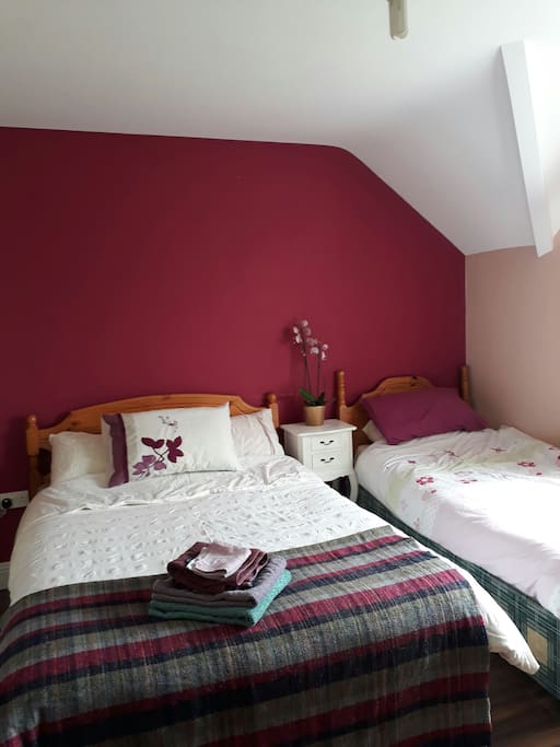 Double & Single Bed