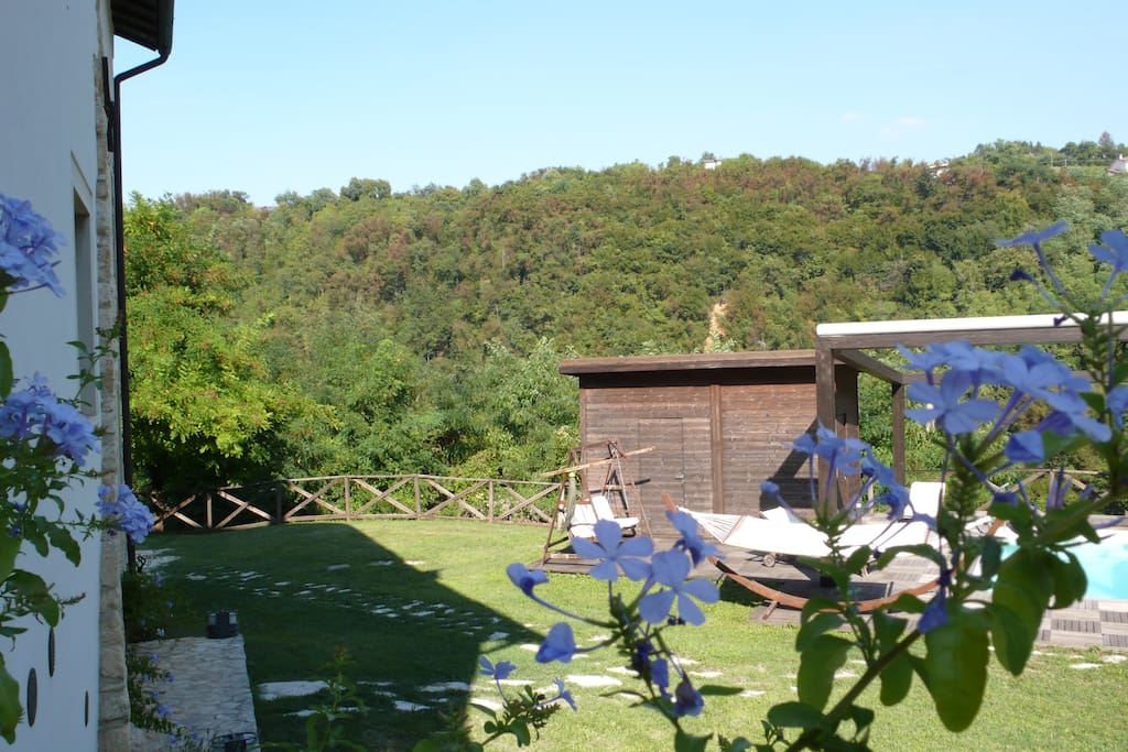 The wood are inhabited by roe deer, foxes, badgers, sqirrel and numerous bird species. Various trail start just a few steps away from the house; they are ideal for trekking, Nordic walking, mountain bike and bird watching lovers.