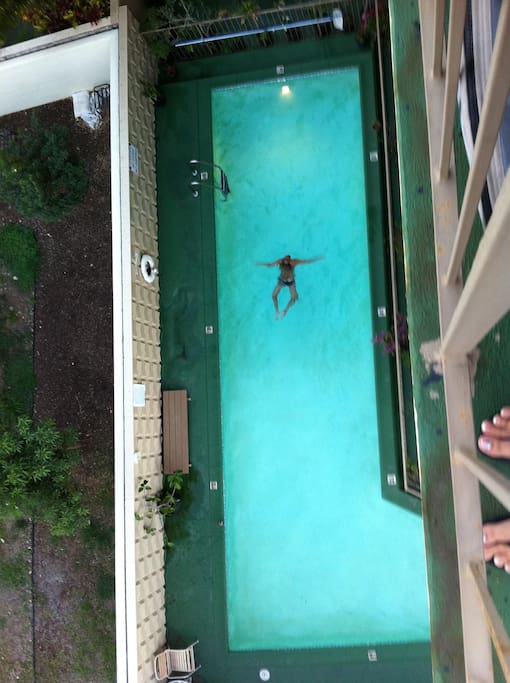 swimming pool from 6th floor