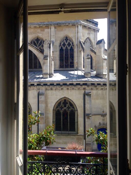 The view from the room: no neighboors!