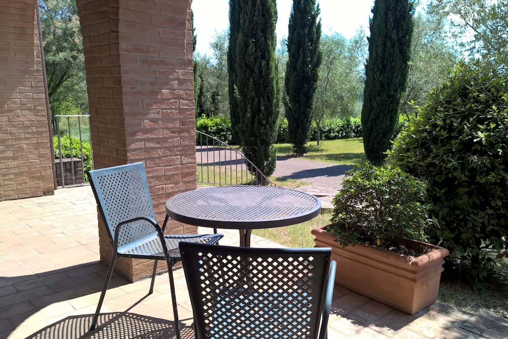 front terrace