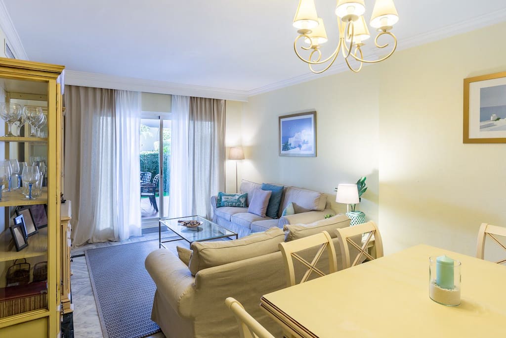 Access to the terrace from the living room