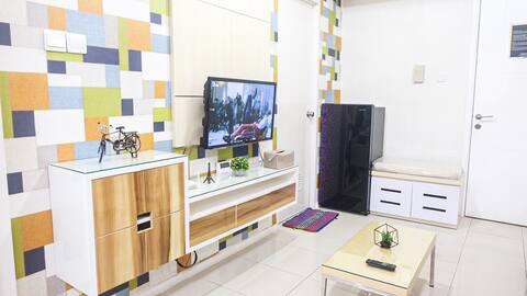 Delightful 2BR + Complete Facilities by AYA STAYS