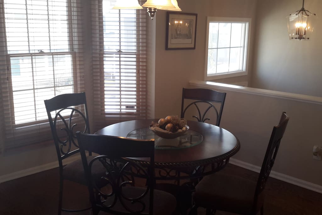 Extra dinning space adjacent to kitchen