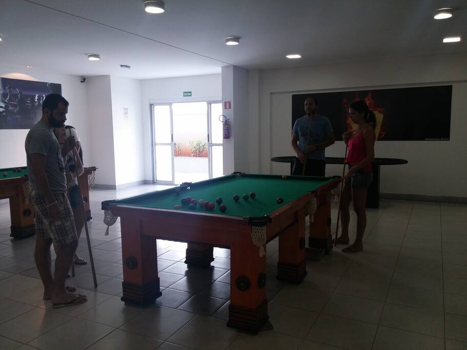 Salão de jogos adulto do condominio