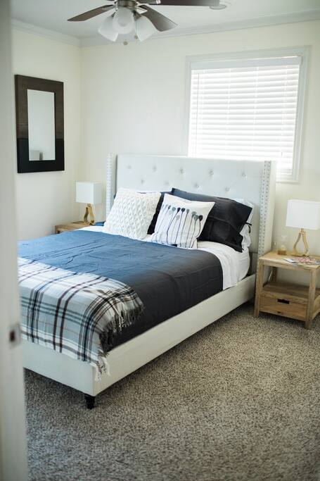 The master is our favorite room in the house!