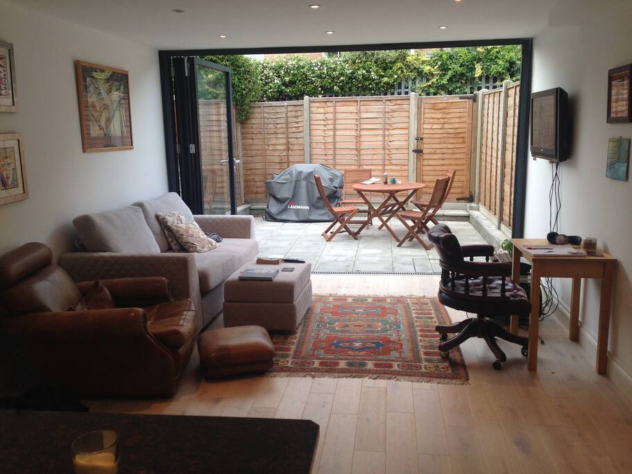 Living room & patio