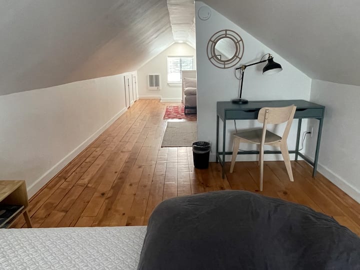 Desk in loft