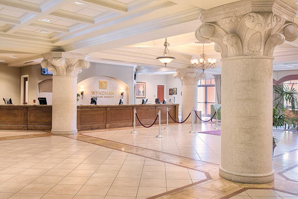 Lobby at check in