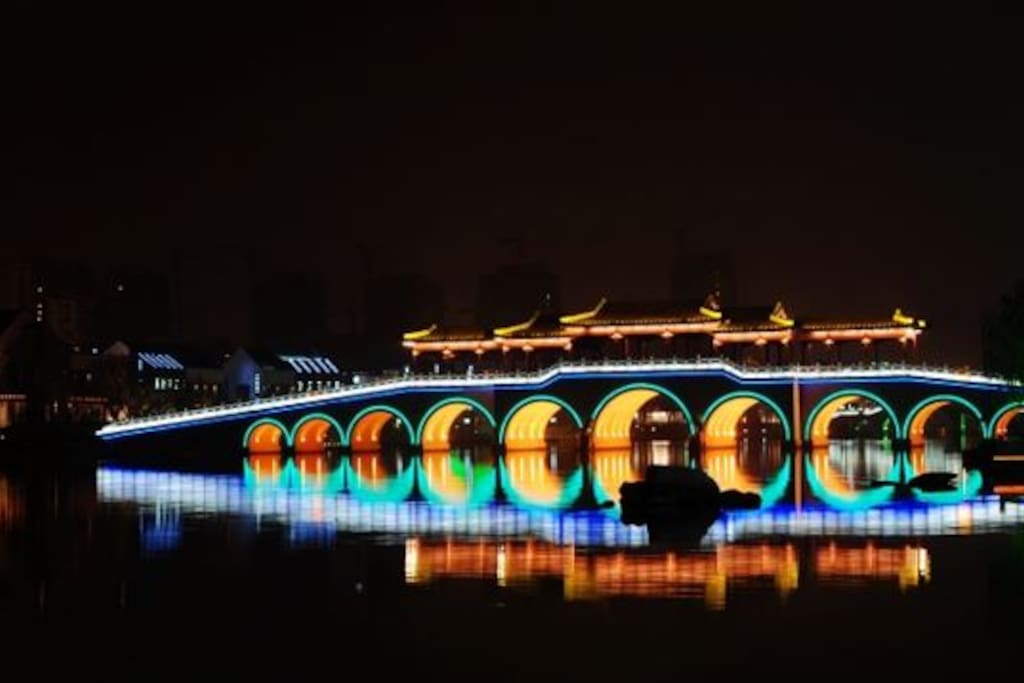 李公堤夜景