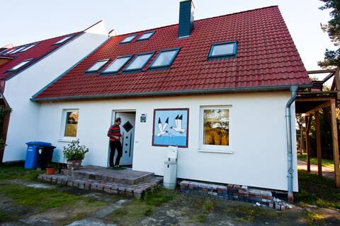 Möwennest vacation home south of Darss-Zingst on the Bodden