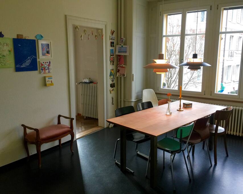 Eat in with passage to the living room