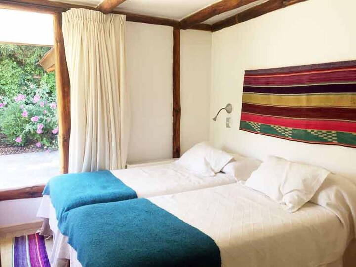 ห้องพักมี 2 เตียง 1 ที่