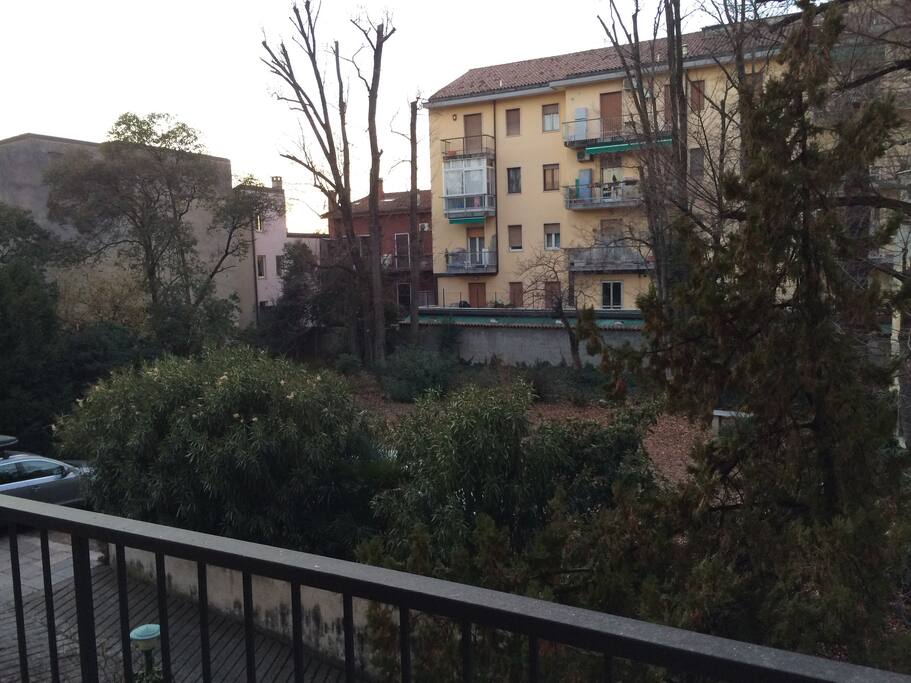 INSIDE GARDEN, BEDROOM'S BALCONY VIEW