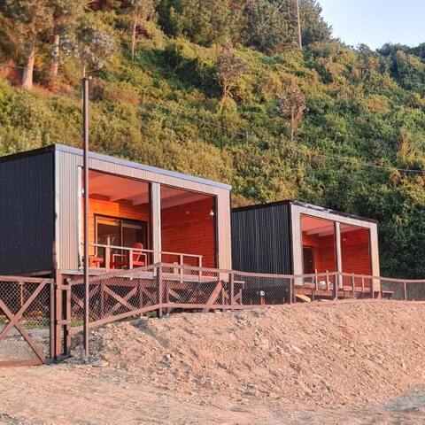 Beachfront cottage with unique view