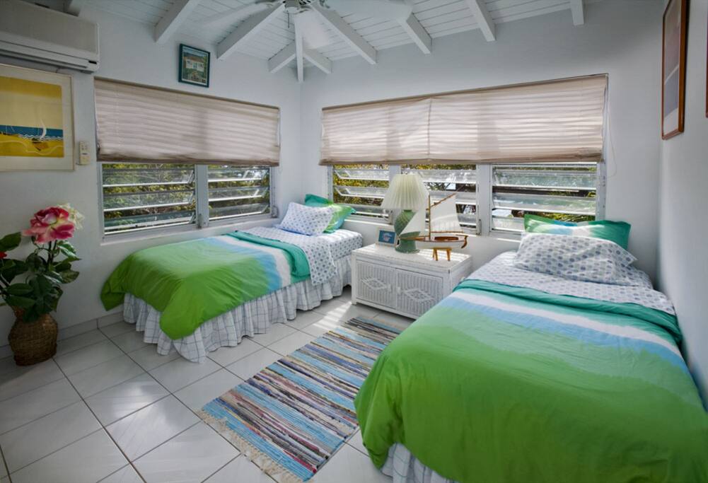 twin bedroom can be converted to a king