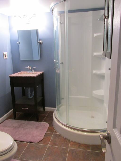 Full bathroom shared with one other person