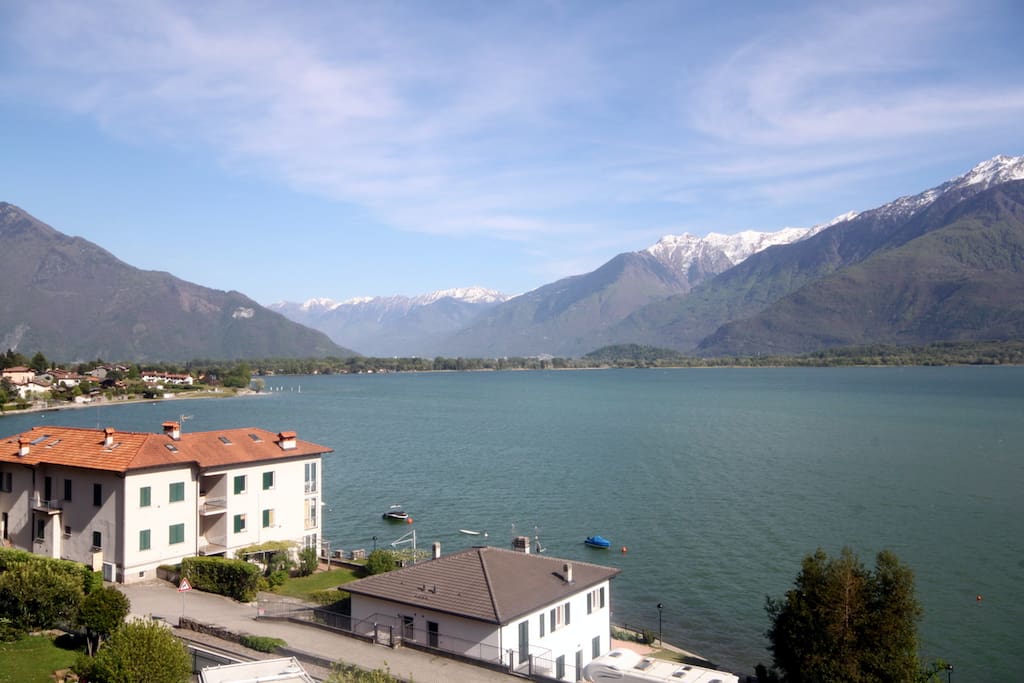 the view to the north and alps